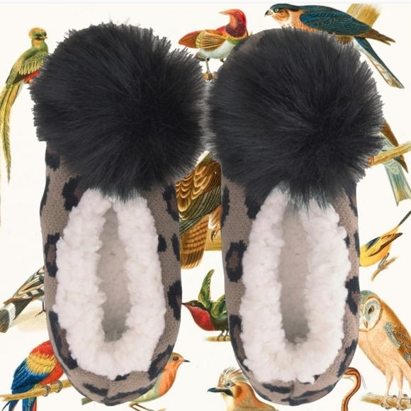 LEOPARD POM POM SLIPPERS - Picture 5 of 5